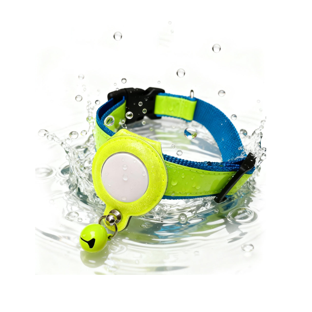 Reflective Tracker Collar - Anti-Lost, Waterproof, Apple Find My & Google Find Hub, 1-Year Battery