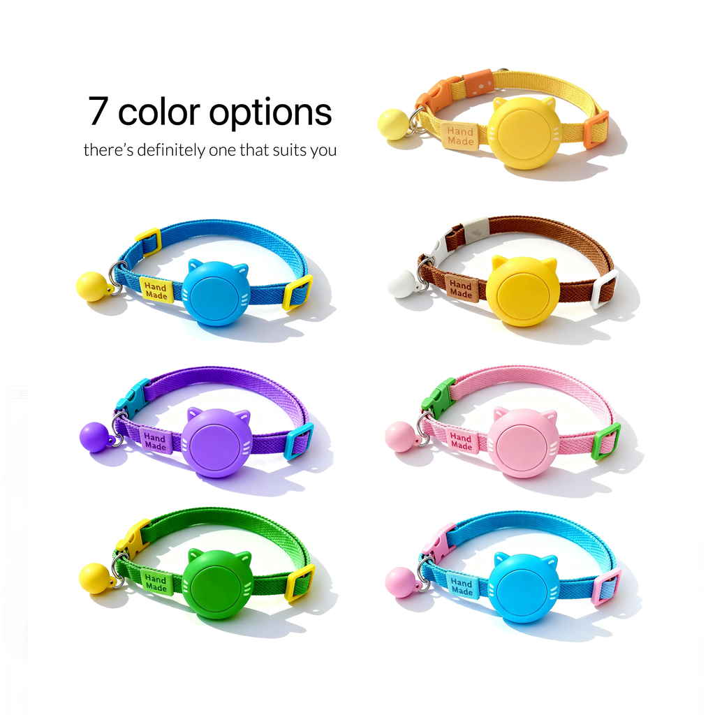 Pet Tracker Collar — Anti-Lost, Waterproof, Comfort Fit, Works with iOS & Android