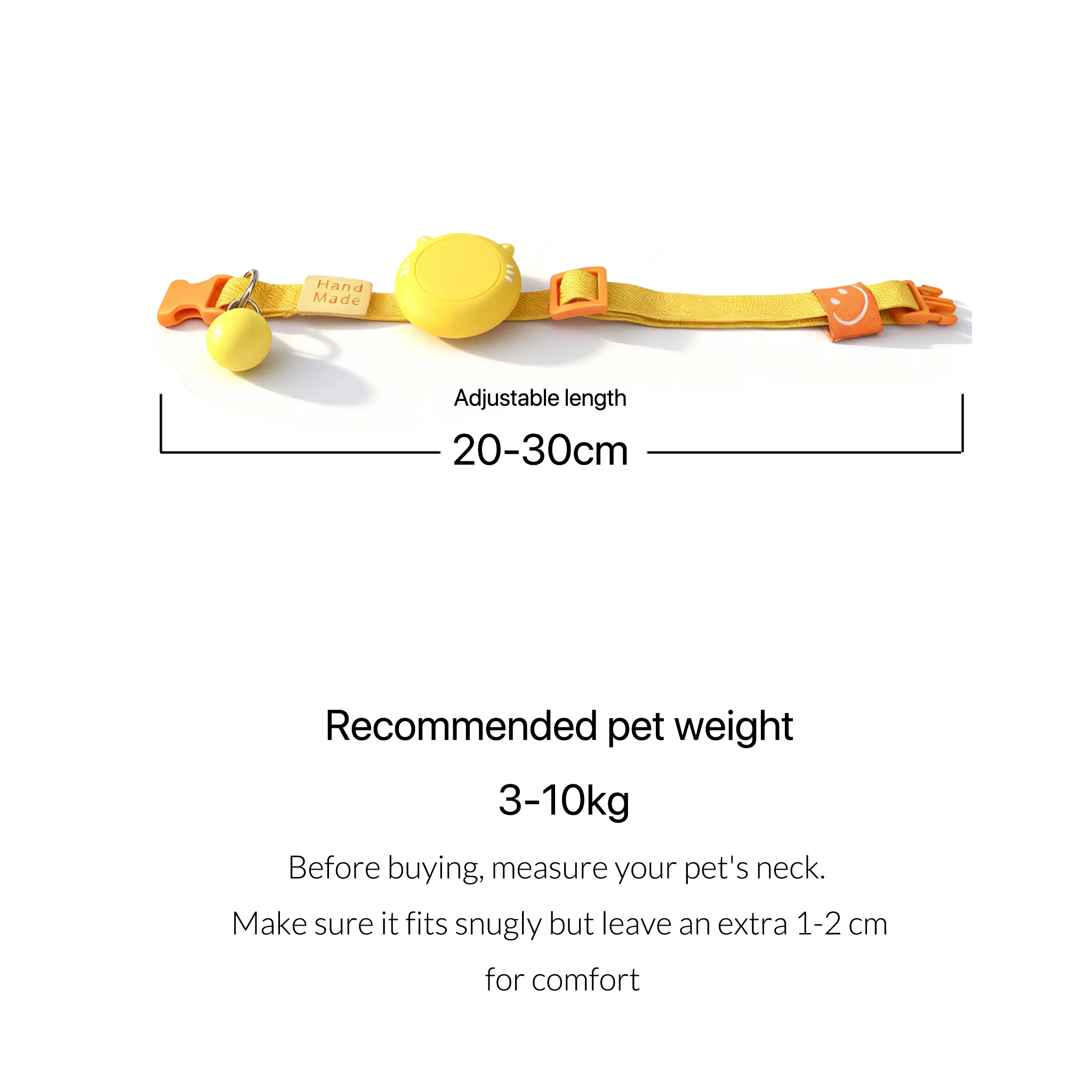 Pet Tracker Collar — Anti-Lost, Waterproof, Comfort Fit, Works with iOS & Android